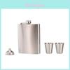 Premium Stainless Steel Hip Flask Lightweight Retro Design For Outdoor Use