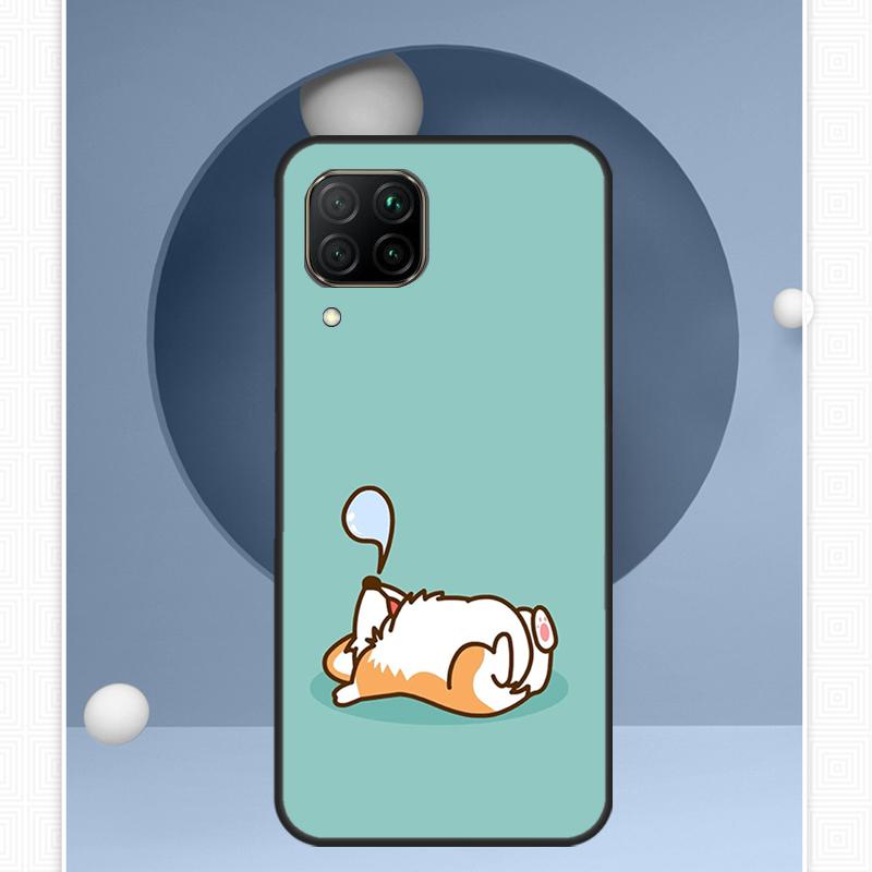 Cartoon Corgi Dog For Huawei P30 P60 Pro P20 P40 Lite Nova 9 10 SE 12s 12i 11i 8i Y91 Y60 Y70 Y72 Y90 Y61 Case