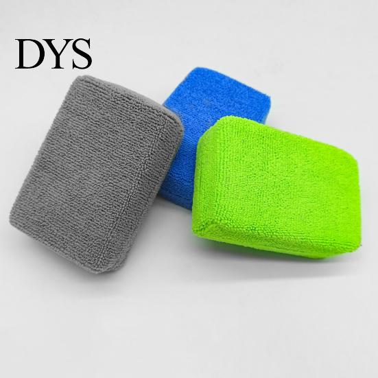 Non Scratch Glass Tile Cleaner Microfiber Car Wash Sponge, High Density Soft Cleaning Pad, Household Multi Purpose Duster Washable Reusable