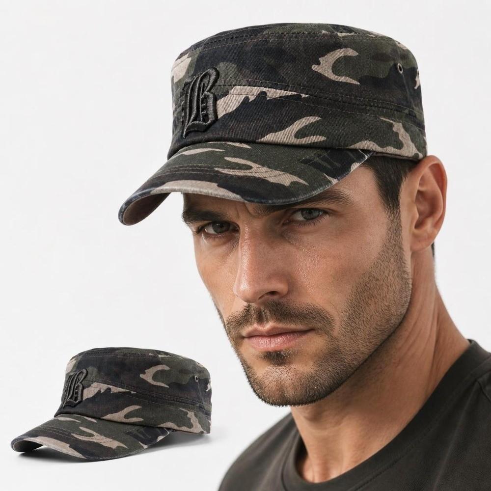 Verstellbare Baseballkappe Atmungsaktive Herren-Sonnenkappe Bequeme Camouflage-Kappe