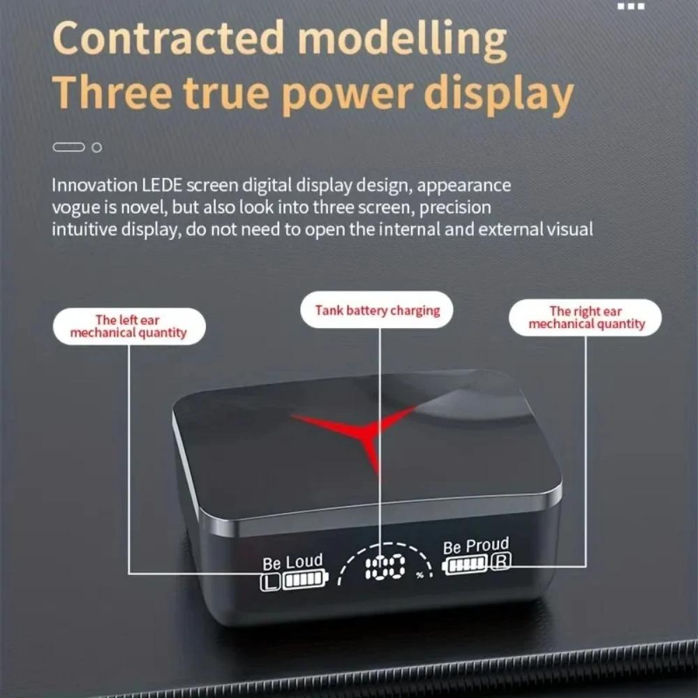 2025 Original TWS M90 Drahtlose Kopfhörer Schiebeabdeckung Gaming-Ohrhörer Bluetooth 5.3 Sport-Ohrstöpsel Musik-Headsets Für iPhone Xiaomi