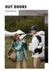 2023 New Outdoor Color Block Windbreaker: Unisex Trendy Windproof Jacket for Spring & Autumn Camping and Mountaineering.