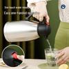 Chickpea Stainless Steel European Style Coffee Pot - Multi-Functional Insulated Thermal Kettle for Hot & Cold Storage.
