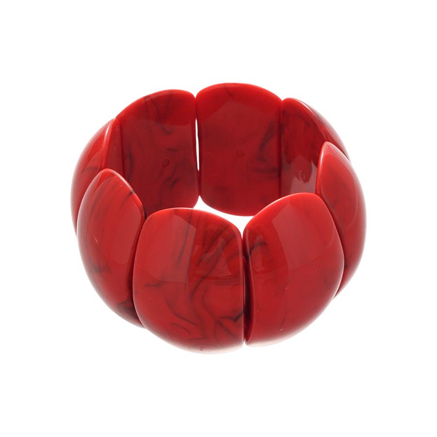 Exquisite Geometric Gradient Square Acrylic Bracelet - Unique High-End Jewelry
