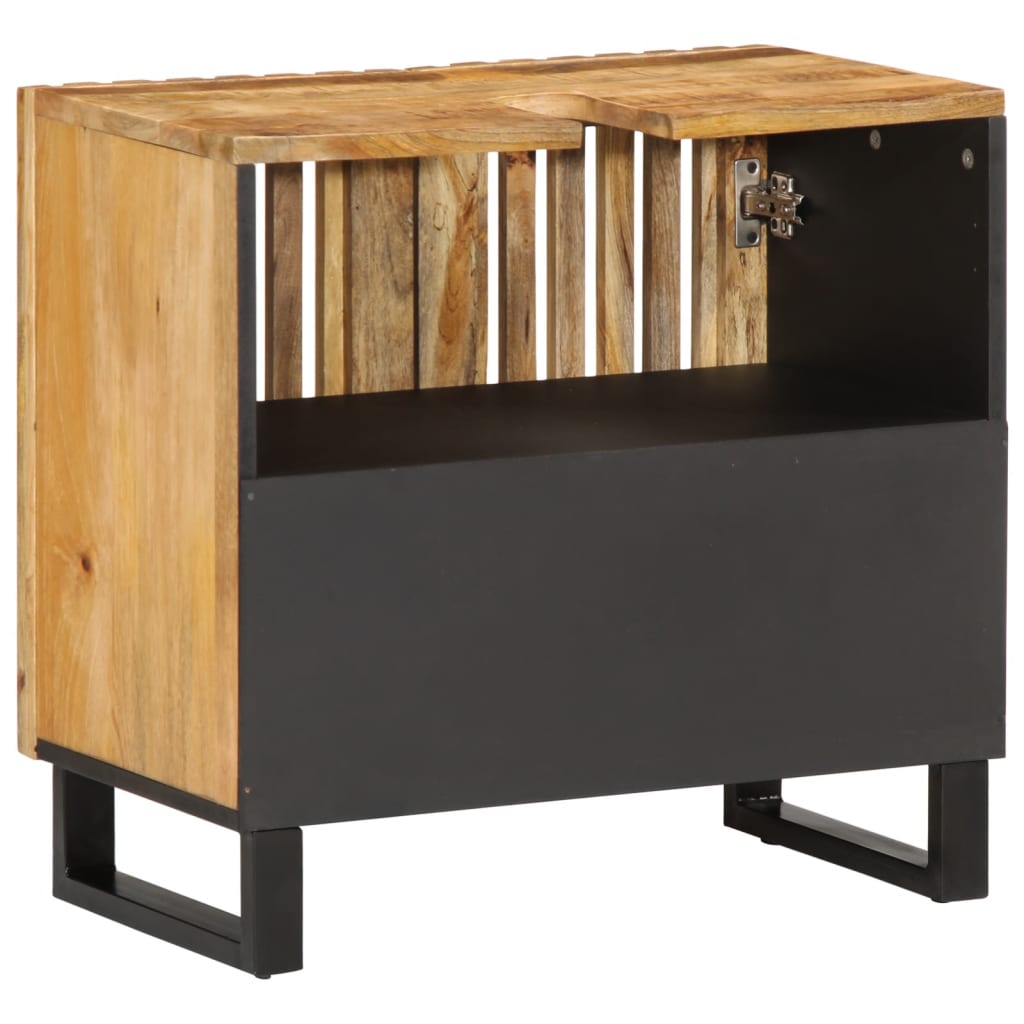 Washbasin Cabinet 62 x 34 x 58 cm Rough Solid Mango Wood