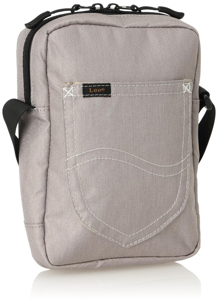Lee Polyester Mini Tate Shoulder Sonic+ (Denim-Style) Water-Repellent Bag, Gray, 320-1330, 320-1330-11