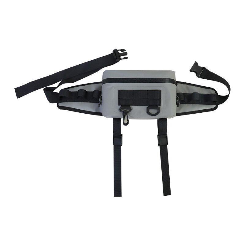 Waterproof Multi-functional Fishing Waist Bag with Rod & Hook Holders