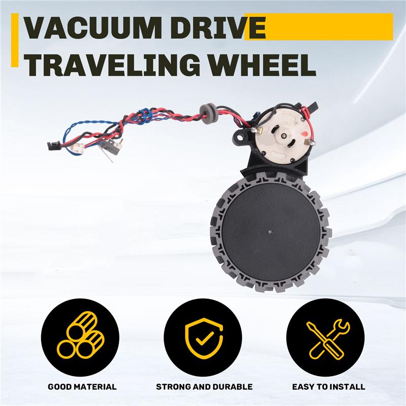 A58Z Vacuum Drive Traveling Wheel For Ecovacs Deebot X1/X1spro/X1 OMNI/T10 OMNI/T20 Robot Vacuum Cleaner Parts Right