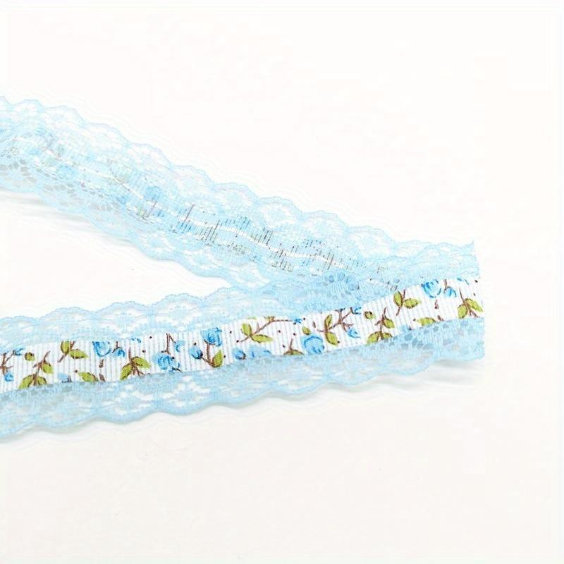 1 Roll 1.82meters 25mm Width Lace Ribbon DIY Crafts Sewing Supplies Gift Wrap Christmas Decoration