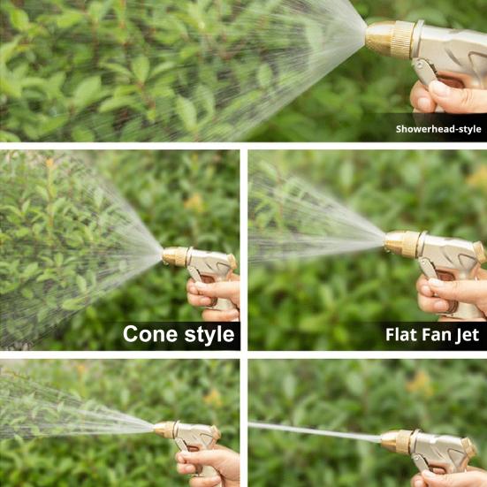 Hochdruckreiniger Gartenwasserzerstäuber mit Düse Einstellbarer Wasserfluss Korrosionsbeständig Autowäscher zum Waschen von Fahrzeugen Bewässern von Pflanzen