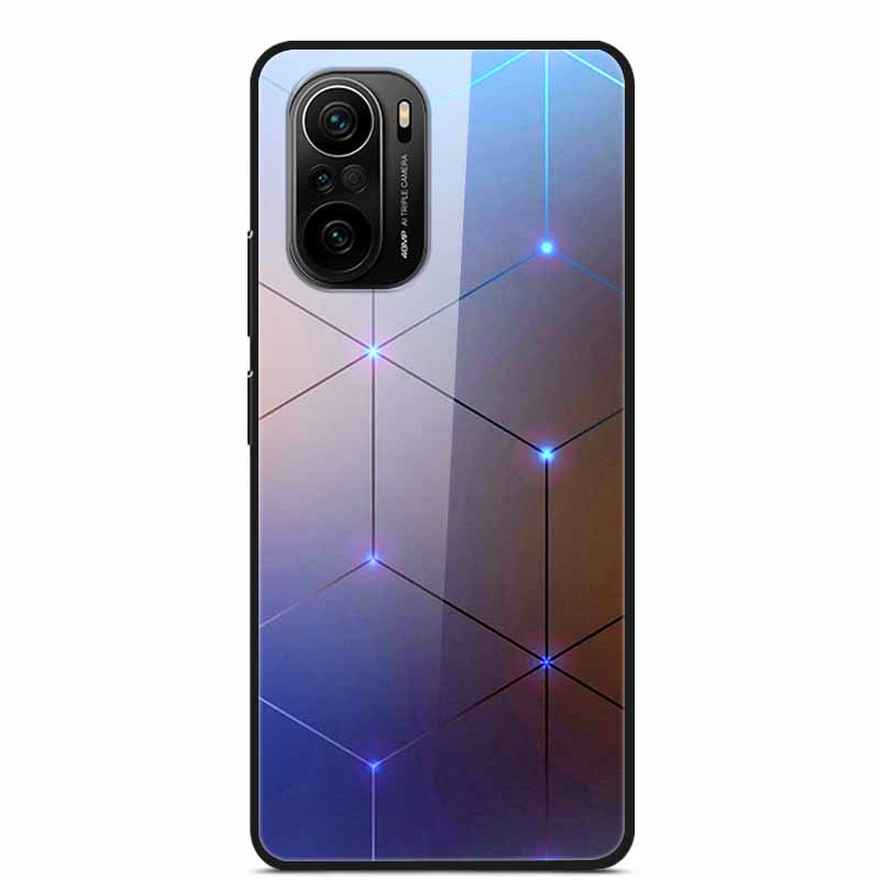 For Xiaomi Poco F3 Case Tempered Glass Hard PC Phone Back Cover For Xiaomi POCO F3 5G Cases Shells PocoF3 F 3 2021 6.67'' Coque