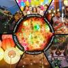 50pcs Mini LED Round Balloon Lights Flash Round Balloon Lamp Filler Decorated Ball Lamp for Paper Lantern Balloon Party Festival