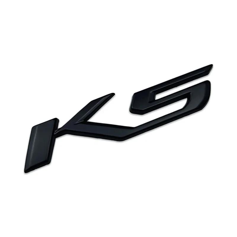 AABJB1 Metal Car Fender Side Sticker Tail Trunk Badge Decals for KIA K5 Emblem Auto Exterior Decoration