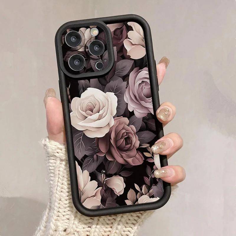 Case for Redmi Note 14 Cases Redmi 12 13 Case Floral Thickened Phone Case for Xiaomi Redmi Note 12 Pro Plus 12S 11 13C 14C Cover