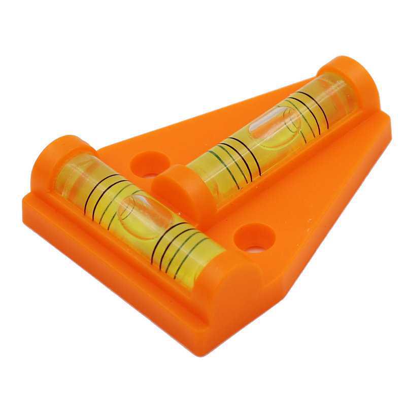 T-Shaped Mini Double-Sided Bubble Level оранжевый