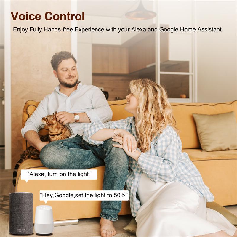 Smart WiFi Graffiti Switch: Alexa-Compatible On/Off Timer & Dimming Module with Dual Control