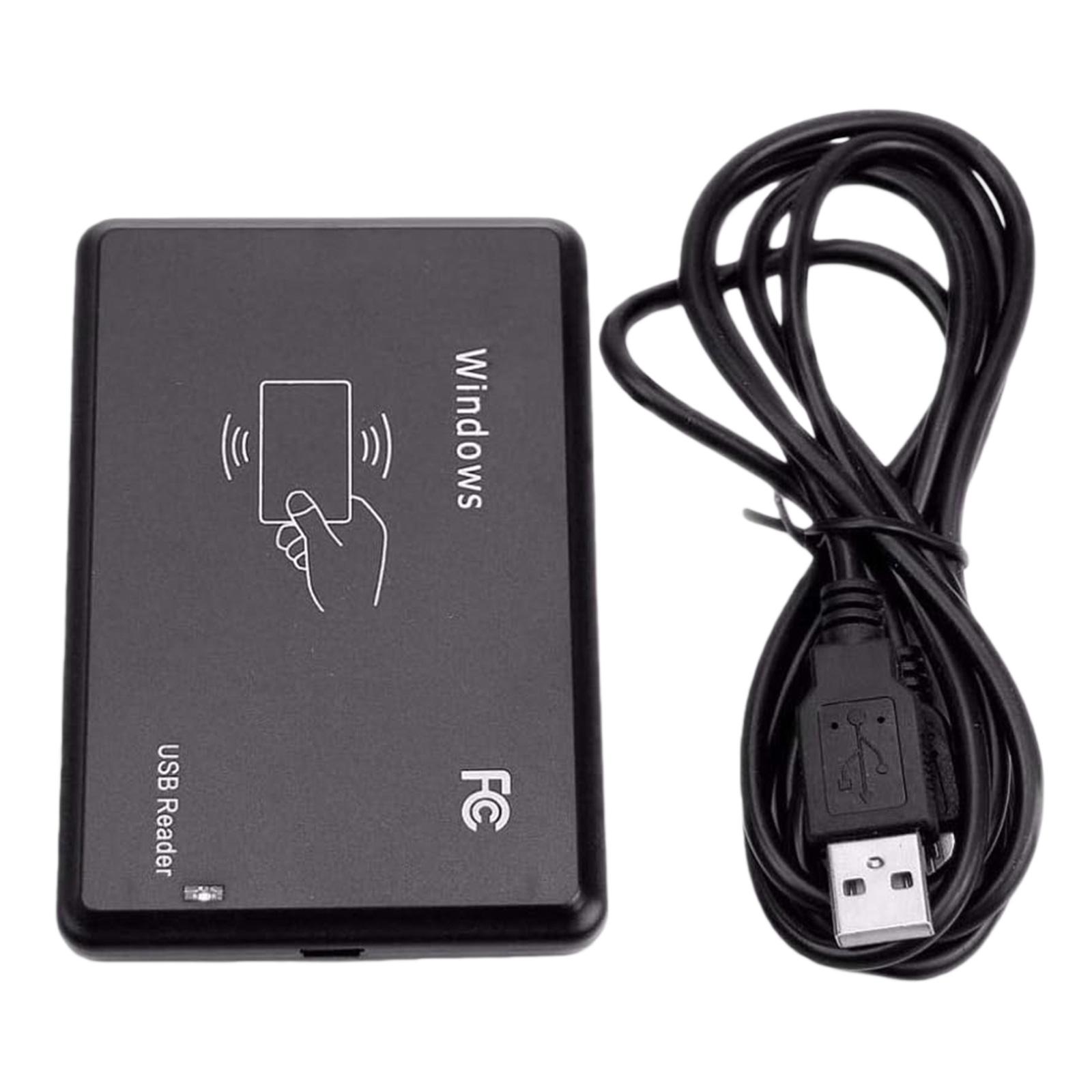 1-3Pcs 125kHz Smart RFID Card Issuer USB Driverless Contactless ID Reader Property Authorization Card Reader for Property/Office