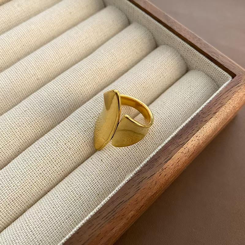 1 Geometric Ring With A High-End Feel, An Open Adjustable Ladies' Ring, A Perfect Gift, Jewelry Accessory.