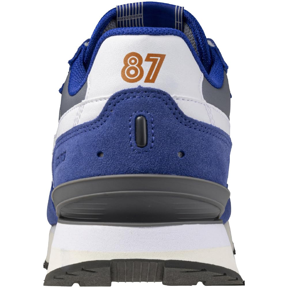 RB87 Sporty Gray X White X 2E [Mizuno] Sneakers, Casual, Commuting, School, Lifestyle, Stylish, Blue, 23.5 Cm,