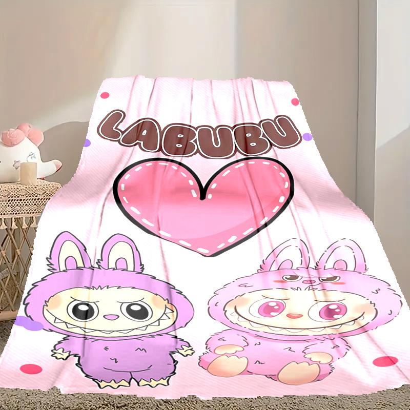 LABUBU Decke, Valentinstag, Halloween, Thanksgiving Geschenkdecken, Heimdecke für Bett und Sofa