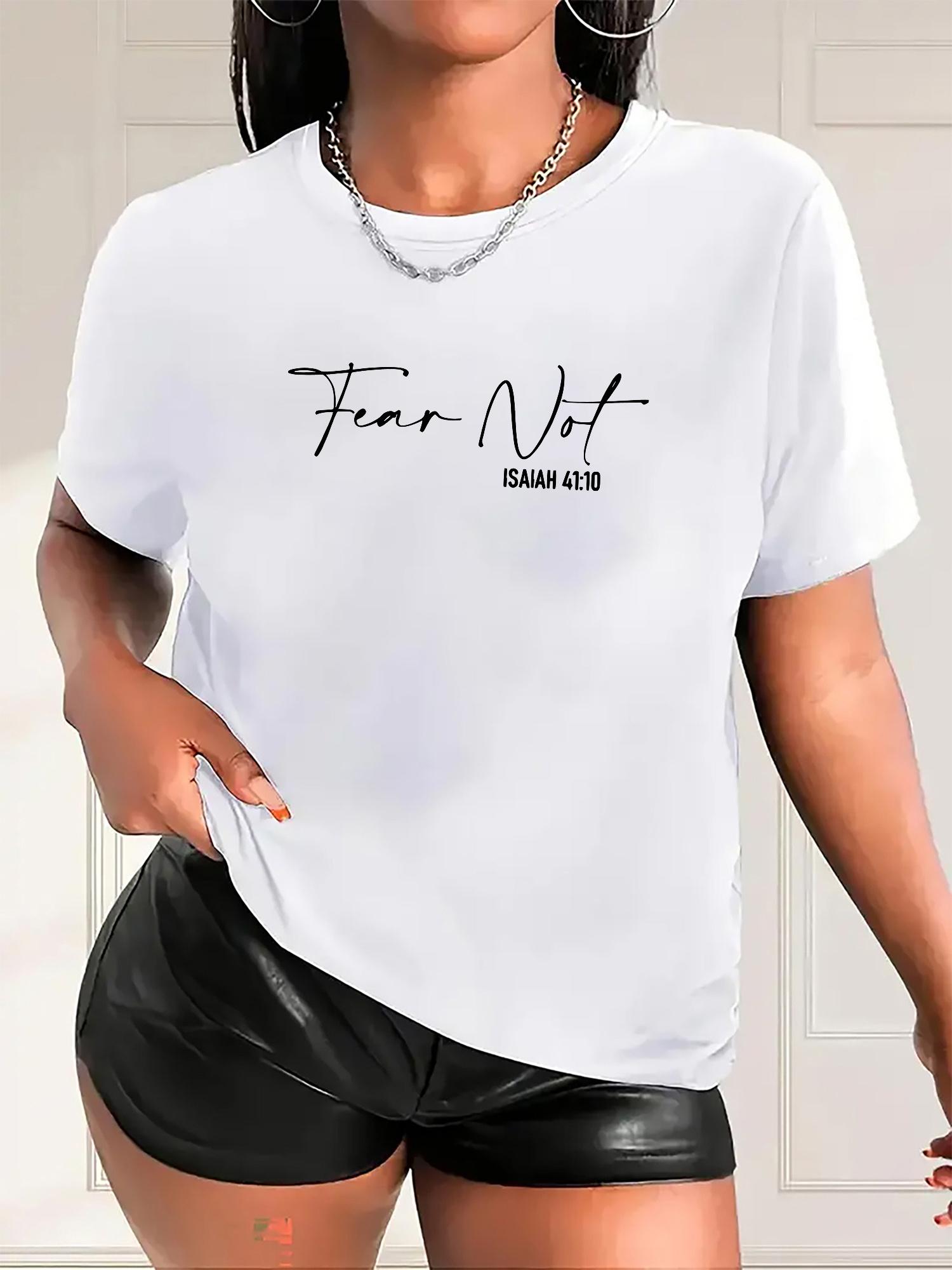 

WomenS Fashion Creative Print TShirt Four Seasons WomenS Fashion Summer Short Sleeved Harajuku Streetwear Tops Tees S