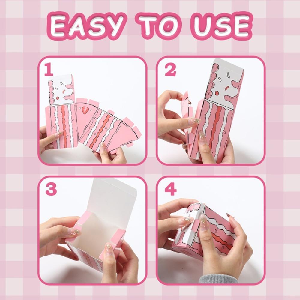 10PCS Cartoon Party Gift Packing Box Paper Candy Box Eco-friendly Birthday Party Favor Box  Kids