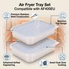 Fryer Tray Fit for AF400EU Fryer Baking Tray Pan Cooking Rack Stainless Steel with Tong Silicone Oven Mitts