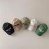 Buchstabenstickerei Baby-Baseballkappe Sommer Schnelltrocknend Atmungsaktiv Kind Jungen Mädchen Schirmmütze Einstellbar Kinder Sonnenhüte