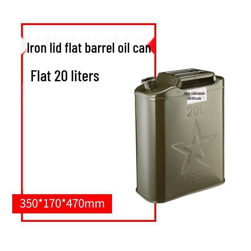 Gasoline/Diesel Fuel Can: 10L & 20L Spare Tank, Thickened Sheet Metal