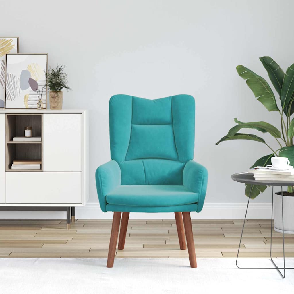 Armchair Turquoise 63 x 67 x 94 cm Velvet
