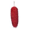 Trendy Foxes Tail Key Holder Accessory Sturdy Plush Synthetic Leather Bag Ornament Portable for Stylish Ladies Women