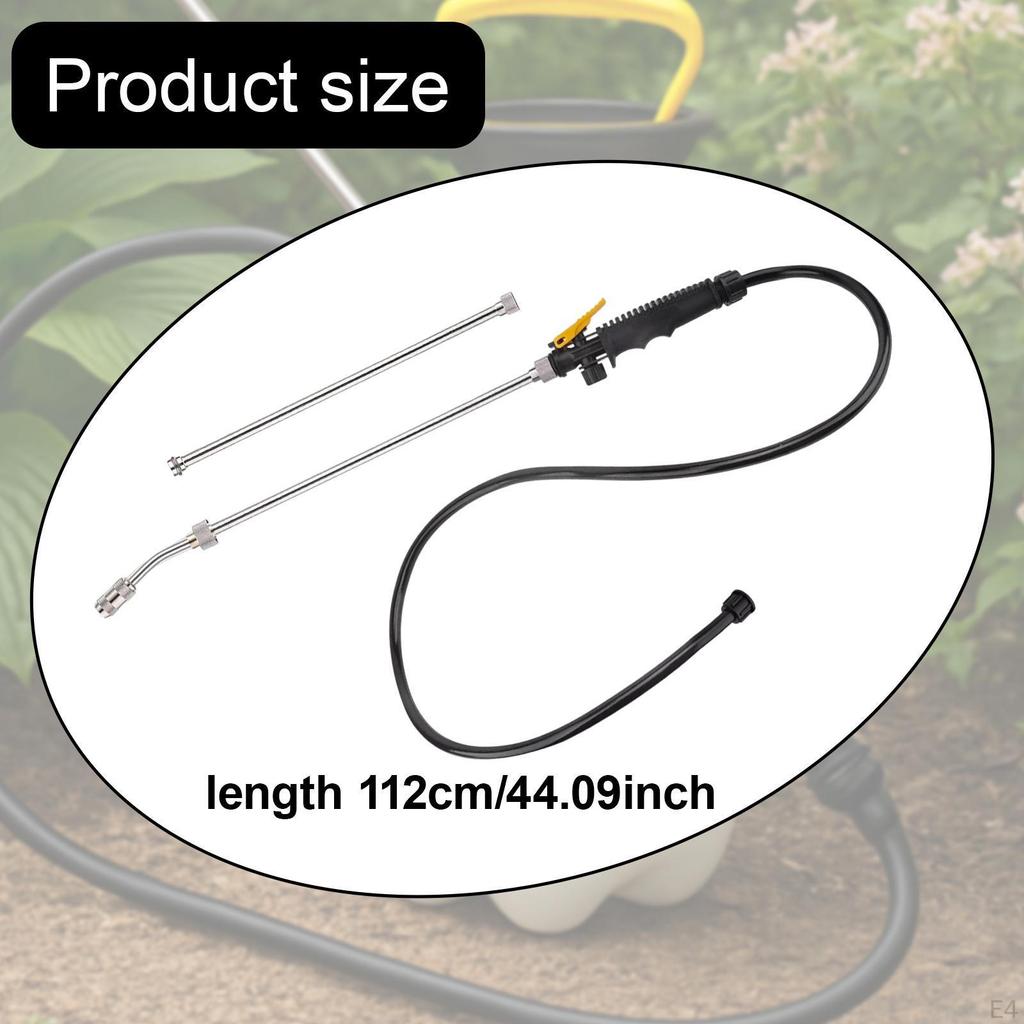 Comfortable Handle Replacement Sprayer with Hose And Adjustable Nozzle for Outdoor Plants