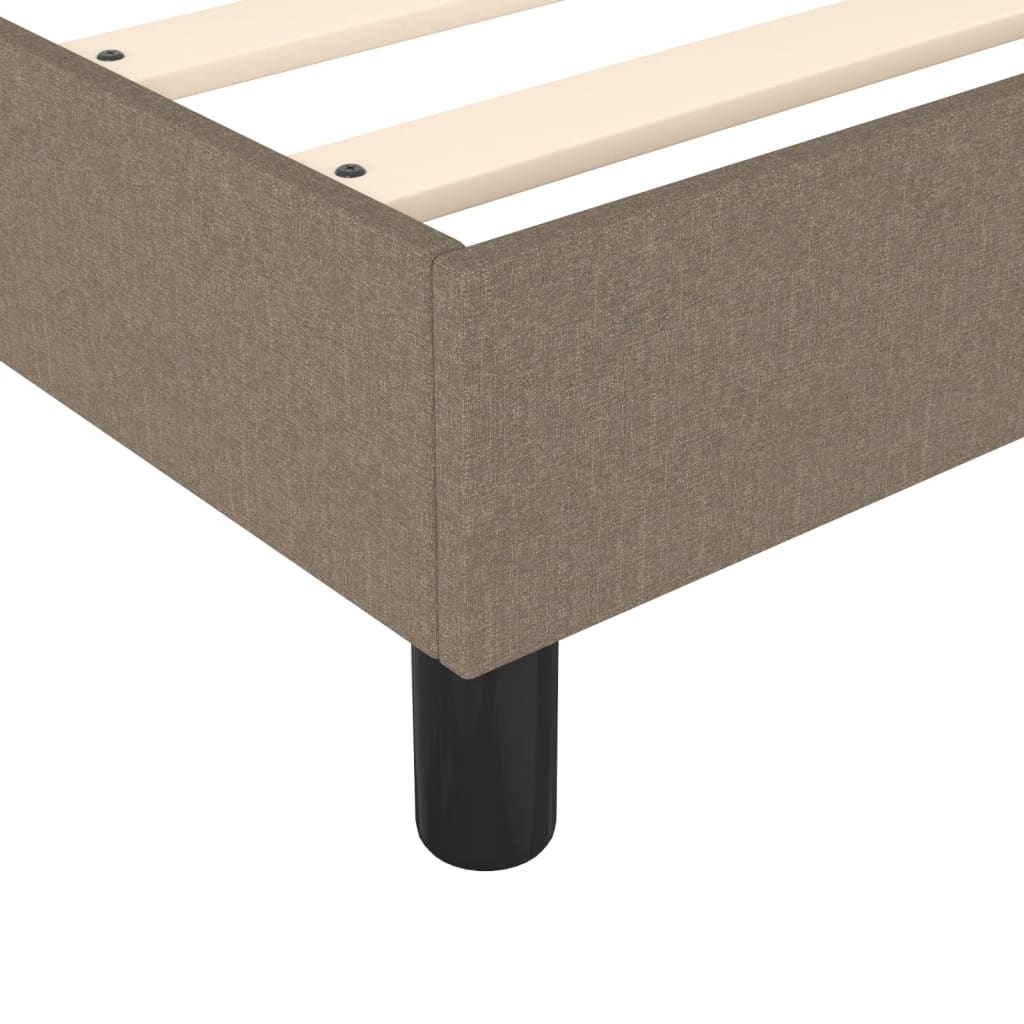 Vidaxl Rama Łóżka Bez Materaca, Taupe, 200X200 Cm, Obita Tkaniną