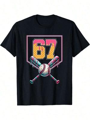 Funny 67 Six Seven Gen-Shirt Unisex – Fashionable Novelty Graphic Printed