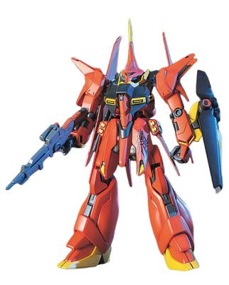 HGUC Mobile Suit Gundam ZZ Bow Scale Plastic Model AMX-107 1/144 Color-coded
