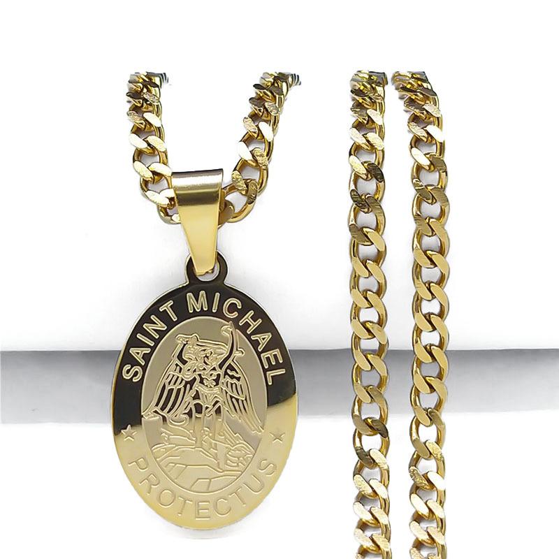 Archangel St. Michael Necklace Pendant Necklace Blessing Necklace