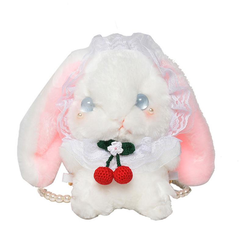 Japanese Jk Plush Rabbit Bag Small Shoulder Cute Cartoon Soft Bag For Daily Use