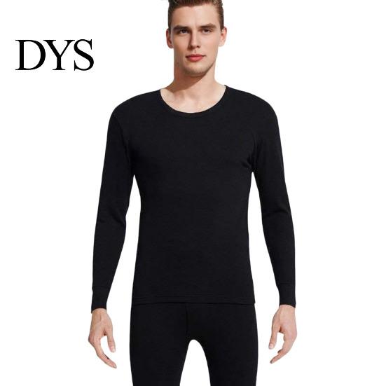 Comfortable Underwear Set Men Thermal Long Johns Casual Two-piece Outfit Winter Keep Warm Sleeve Top And Pants for Cold Weather Trendy Loungewear