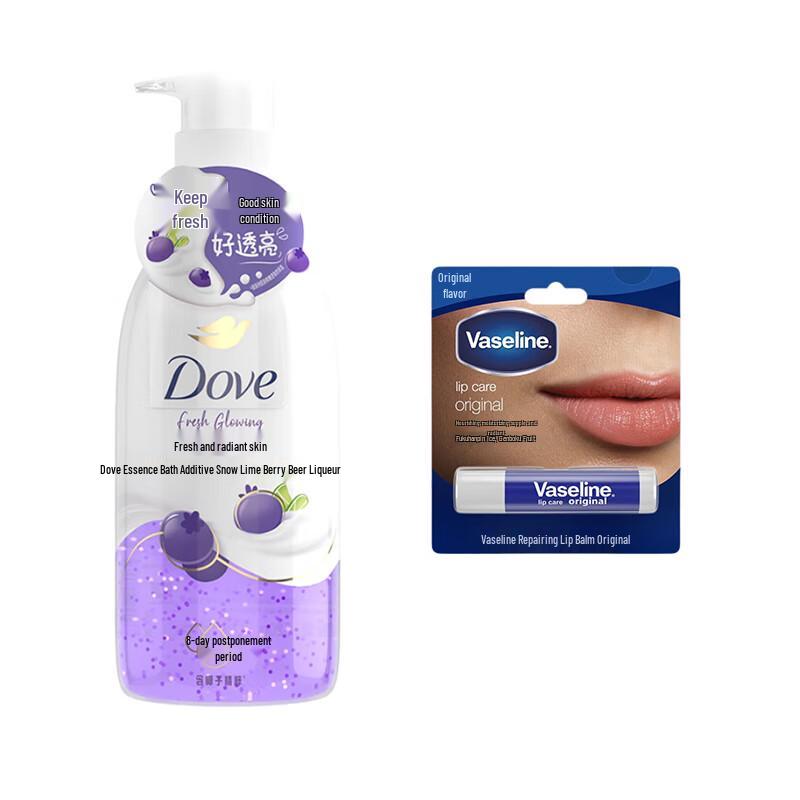 Набор Vaseline: Бальзам для губ и Гель для душа