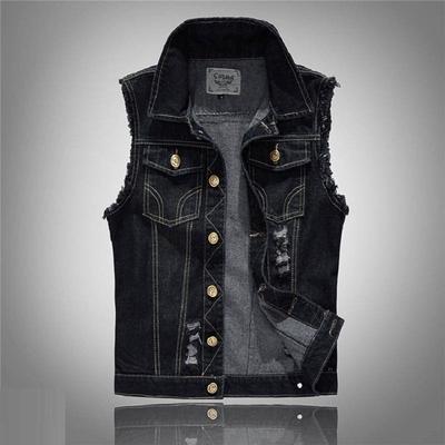 Weste für Herren 3 Farben Jeansweste Slim Fit Jeans Helle Farbe Männer Frauen Unisex Weste Mode Ärmellose Jacke