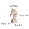 USA Unique Horse Head Ornaments Home Tabletop Accessories Living Room Top Bar Entrance Resin Decoration Crafts Durable