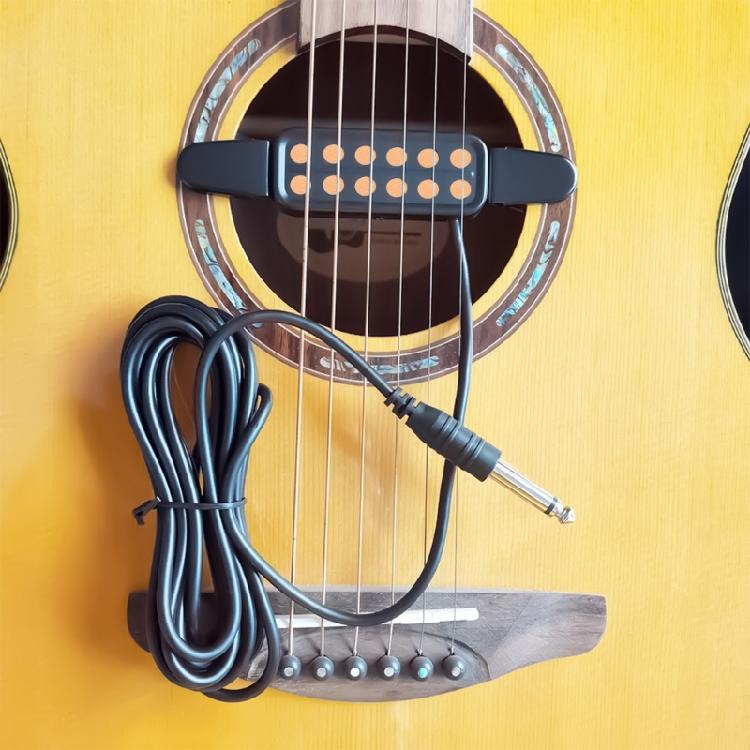 12 Sound Hole Magnetic Pickup Transducer Replacement Magnetic Transducer Guitar Sound Hole Pickup Guitar Accessories