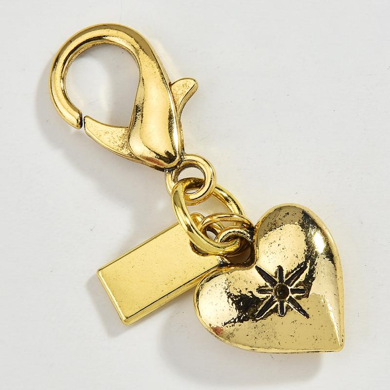 Exquisite Heart Letter Keychain For Women Bag Pendant Car Keyring Creative  Backpack Charm Decoration Accessories Gifts