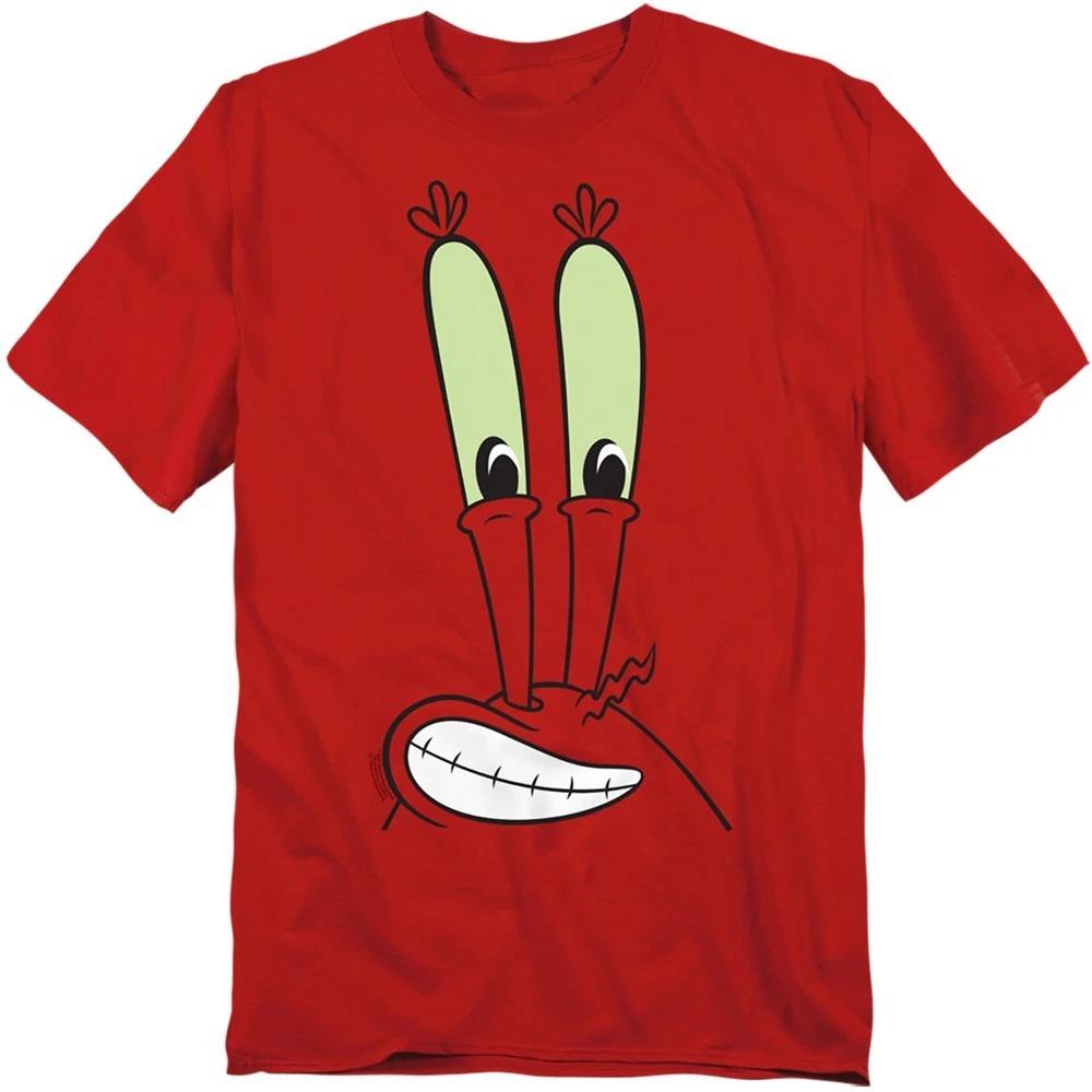 SPONGEBOB SQUAREPANTS MR CRABS FACE Licensed Adult Graphic Tee Shirt SM-5XL 2XL