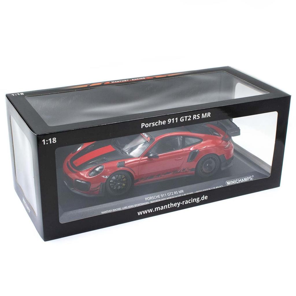 Minichamps Scale Porsche 911 GT2 RS MR 2018 Record 1/18 (Red) Nürburgring