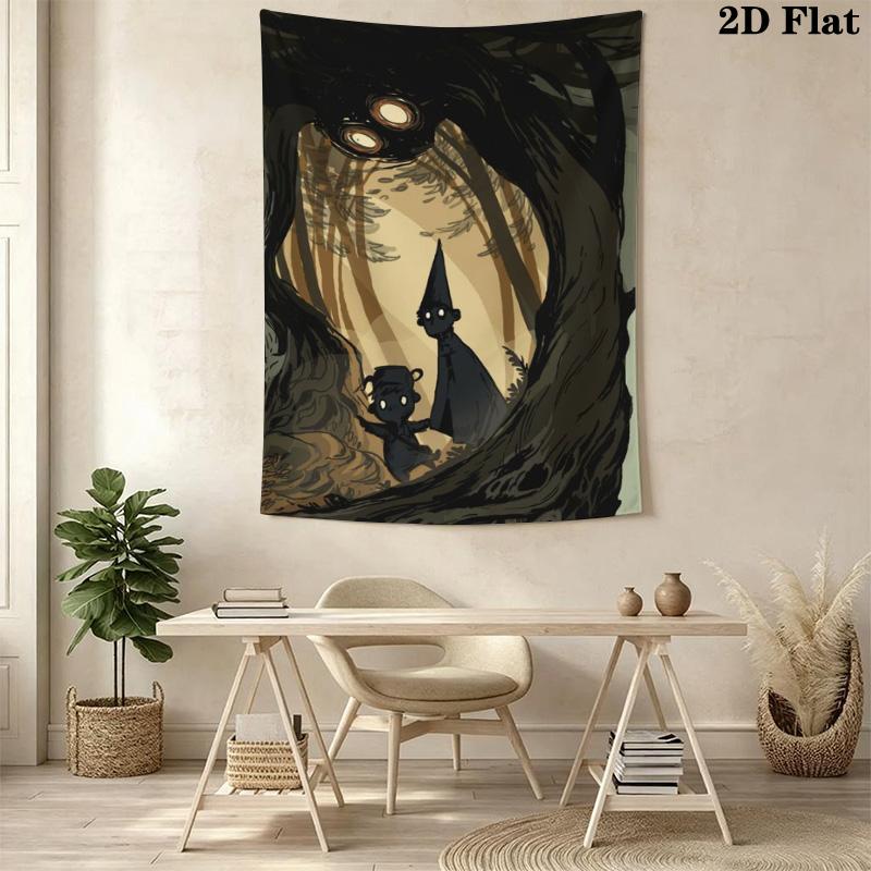 Over the Garden Wall Pattern Home Decor Tapestry, Wall Hanging, Decorative RV Wall Cloth.SGT0917399