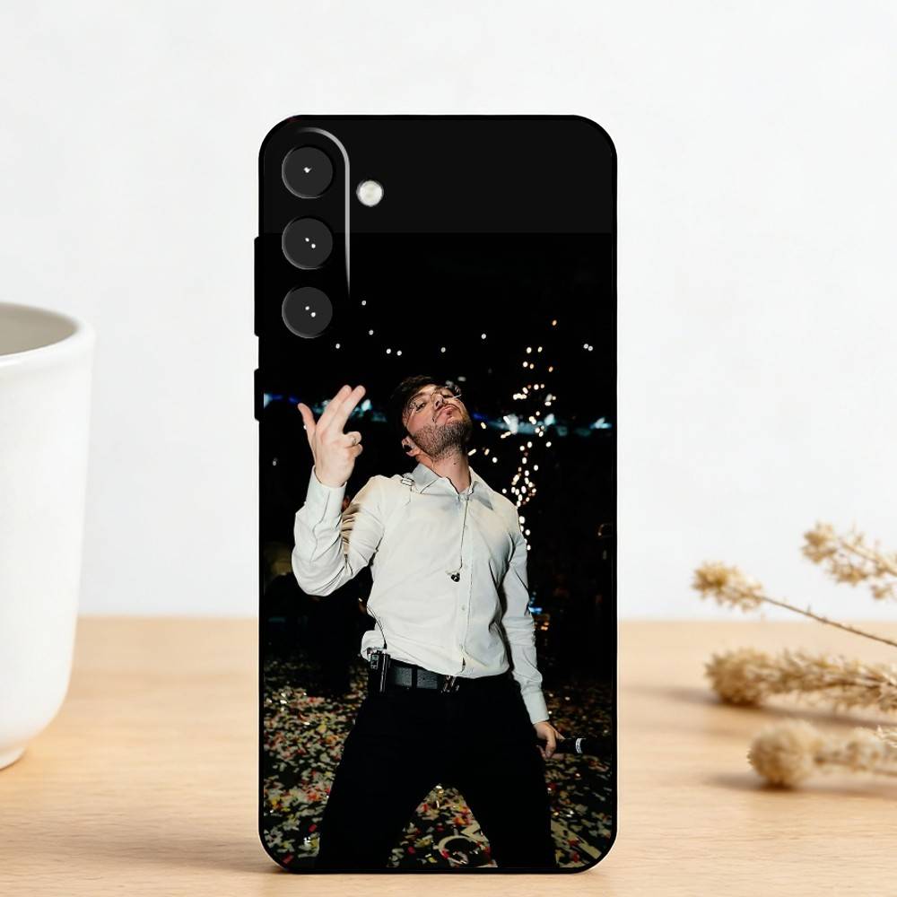 S-Singer Tito Double P Phone Case For Samsung Galaxy A73,A72,A71,A70,A53,A52,A51,Others Soft Black Cover