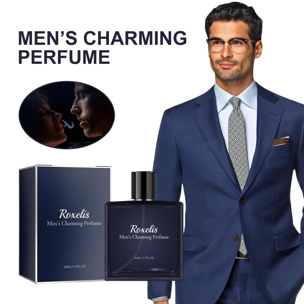 Men's Charismatic Perfume with Natural Freshness, Long-Lasting Fragrance for Romantic Dates