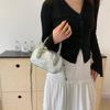 Trendy Butterfly Pattern Tote Bag Elegant Pu Construction Stylish Shoulder Bag For Women