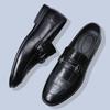High Quality Men's Genuine Leather Korean Pointed Formal Leather Shoes Fashionable New Men's Comfortable and Non Slip Loafers